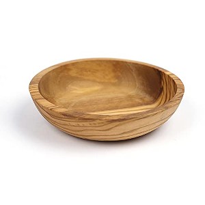 RSVP International Natural Italian Olive Wood Kitchen Collection, Sauce, 3.75" Dia, Dipping Bowl - 1 of 4