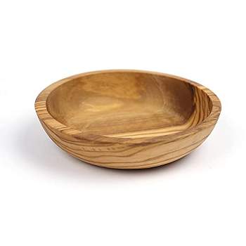 RSVP International Natural Italian Olive Wood Kitchen Collection, Sauce, 3.75" Dia, Dipping Bowl