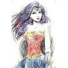 Trends International DC Comics - Wonder Woman - Sketch Unframed Wall Poster Prints - 4 of 4