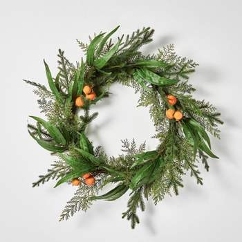 Christmas Wreath with Oranges Green - Threshold™ designed with Studio McGee