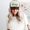 Simply Sage Market Green Lucky Cursive Foam Trucker Hat - 2 of 3