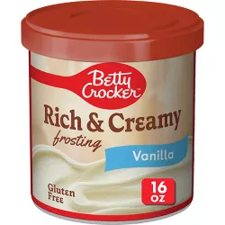 Betty Crocker Rich and Creamy Vanilla Frosting - 16oz