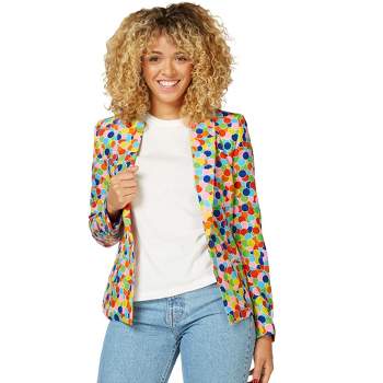 OppoSuits Women's Blazer - Confetteroni - Multicolor