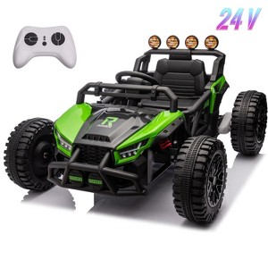 Jojoka 24V Ride-On Car for Kids with Remote Control, Electric Truck with Lights, Music, 4-Wheel Suspension, Power Wheels for Ages 2-7 - 1 of 4