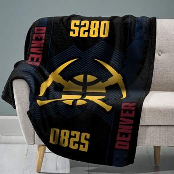 Sleep Squad Denver Nuggets City Edition 60 x 80 Raschel Plush Blanket