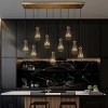 9-Light Teardrop Pendant Chandelier for Dining Room - 2 of 4