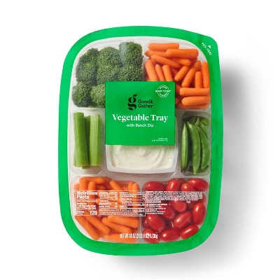 Vegetable Tray with Ranch Dip - 40oz - Good &#38; Gather&#8482;