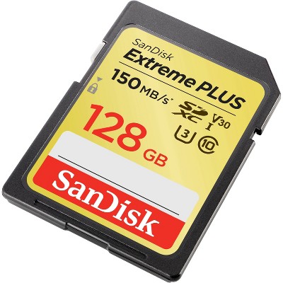 SanDisk Extreme PLUS 128GB SD UHS-I Memory Card