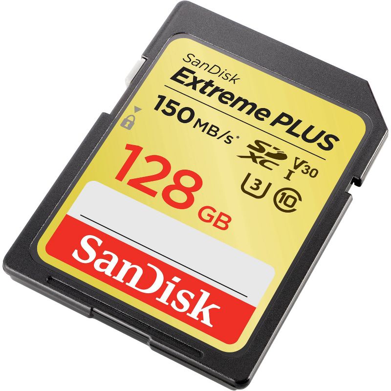 SanDisk Extreme PLUS 128GB SD UHS-I Memory Card, 4 of 5