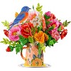 Paper Love 3D Poppy Blooms Pop Up Card with Detachable Keepsake Flower Bouquet, For All Occasions  - Large 10" x 7” Cover - 4 of 4
