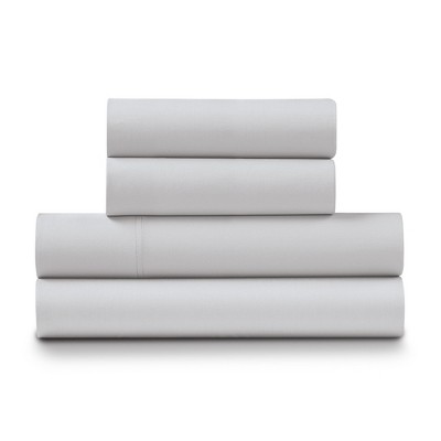 Silver Bamboo Cotton Deep-Pocket Full Sheet Set