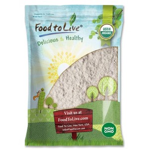 Organic Brown Rice Flour - Non-GMO, Unbleached, Untreated, Vegan Meal, Kosher - 1 of 4