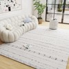 Area Rug Living Room Rugs 5x7 Washable Boho Large Neutral Farmhouse for Bedroom Nursery Kids Playroom Office Dining Room Home House - 4 of 4
