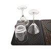 Talisman Designs Multi-Use Cocktail Bar & Drink Dispenser Mat, 9x12 inch , Black - 4 of 4