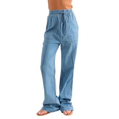 Women's Feeling Alive Chambray Pants - And The Why