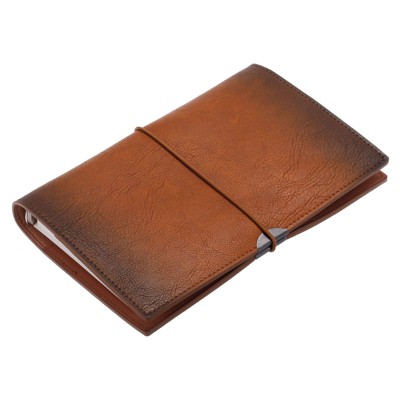 Unique Bargains PU Leather Refillable Magnetic Buckle Notebook