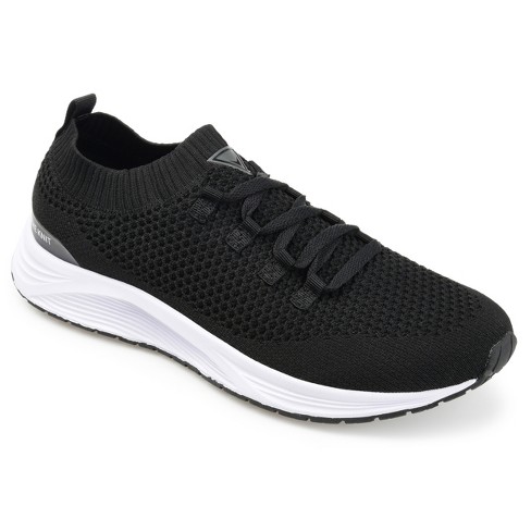 Vance Co. Rowe Casual Knit Walking Sneaker, Black 11