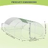 GustoWave  Large Metal Chicken Coop  Walk-in Poultry Cage - 2 of 4