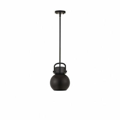 Newton Sphere - 1 Light Pendant In Industrial Style-11.25 Inches Tall and 8 Inches Wide