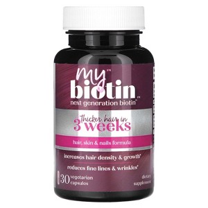 Purity Products MyBiotin, Hair, Skin & Nails Formula, 30 Vegetarian Capsules - 1 of 2