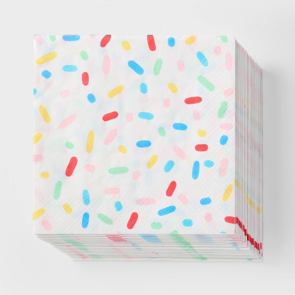 30ct Sprinkle Lunch Napkins - Spritz