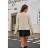 Clearlove Womens Knit Cardigan Sweaters Fall Fashion Long Sleeve Open Front Button Down Coats Casual Jacket - 2 of 4