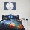 PiccoCasa Polyester Twin Galaxies All-season Reversible Comforter & Pillowcase Sets 3 Pcs - 4 of 4