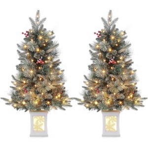 Christmas Tree, Suitable for Parties and Christmas Home Decorations, Artificial Christmas Tree with Lights - 1 of 4