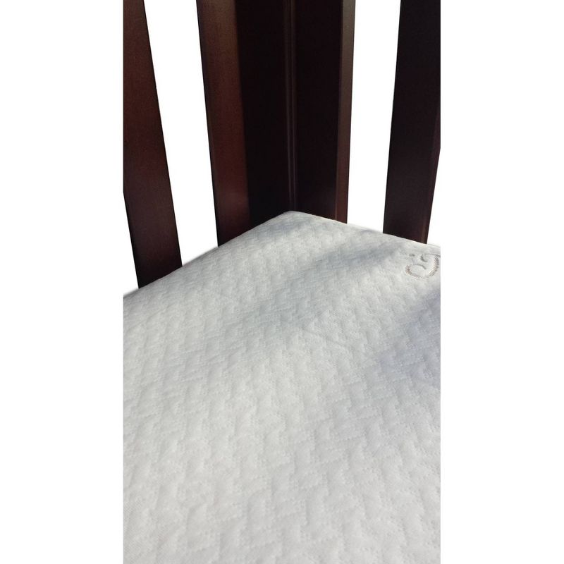 Moonlight Slumber Little Dreamer Mini Crib Premium Cotton Waterproof Mattress Cover - Light Beige, 4 of 9