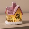 LED Lighted House with Snowman (Set of 2) - 2 of 3