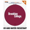 Brooklyn College Bulldogs Logo Automotive Car Window Locker Circle Bumper Sticker - 2 of 4