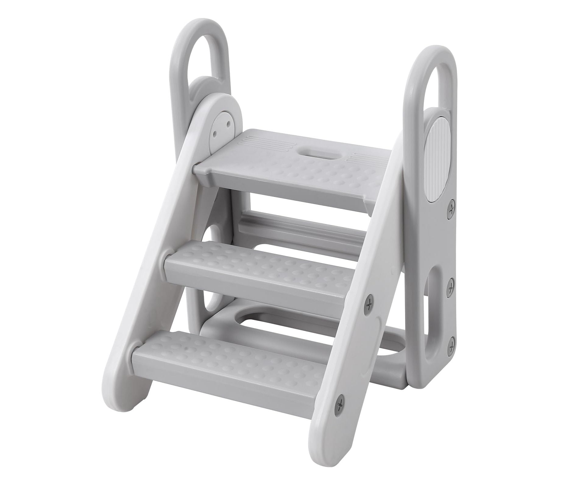Toddler Step Stool for Bathroom Sink, Kids Standing Tower,Gray
