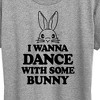 Women's - Instant Message - I Wanna Dance With Some Bunny Short Sleeve Graphic T-Shirt - 2 of 4