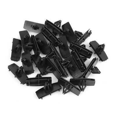 Unique Bargains 25pcs Rivet Bumper Fastener Clips for Jeep Wrangler JK 68039280-AA 1.50"x0.63" Black