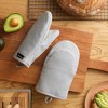 KITCHENAID Gourmet Series Gridlines Mini Oven Mitts 2-Pack Set - 2 of 4