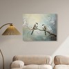 Art Remedy Two birds and a blossom branch II Rustic Chic Farmhouse Wall Art Unframed - 2 of 4