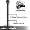 VEVOR Stanchion Set, 6 Units, Carbon Steel with Baking Finish, Queue Post with 6.6FT Extendable Belt & Weighted Base, Line Management System ,Silver - 3 of 4
