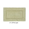 Lux Premium 100% Cotton Ultra-Soft Reversible Bathroom Rug-Durable Tufted Weave, Highly Absorbent Solid Pattern for Multipurpose use - 3 of 4