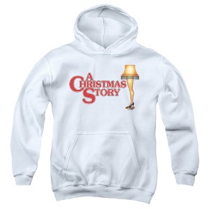Boys’ A Christmas Story Type With Leg Lamp Hooded Sweatshirt - 1 of 4
