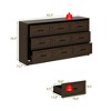 FUFU&GAGA Minimalist Wood - Grain 9 - Drawer Dresser Organizer: Anti-Tipping, Ample Storage–Organize with Style - 3 of 4