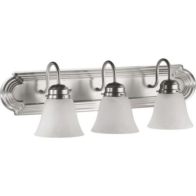 Quorum Lighting 3 - Light Vanity in  Satin Nickel