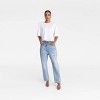 KBB by KAHLANA Women's Mid-Rise Tapered Leg 'The Dylan Jean' - Light Wash - 3 of 3