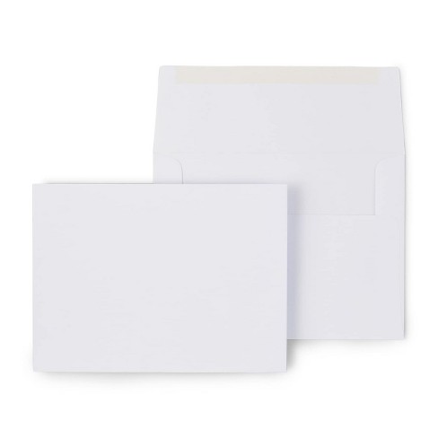 4x6 White Envelopes, Square Flap Envelope