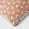 Velvet Jacquard Geo Square Throw Pillow - Threshold™ - 4 of 4