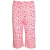 JEFFRICO Pajamas For Women Capri Set Sleepwear Soft Pajamas Short Sleeve Pajama Sleepshirt With Capri Pants - 4 of 4