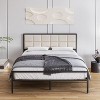 Full Size Metal Bed Frame, 10.8''Under Bed Storage, Headboard and Footboard, Metal Bed Mattress Foundation, No Box Spring Needed - 3 of 4