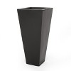 Okak 24.75"/28.5"/32.5" H*13"W Tapered Planter Pot with Drainage Tray Large Indoor/Outdoor Plant Pot for Trees & Floor Plants - 2 of 4