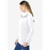 Woman Within Layered-Look Sweatshirt - 4 of 4