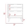 NicBex 3-Drawer Dresser Compact Storage for Clothing/Office Supplies, Sturdy Steel Legs & Durable Top Surface, Ideal for Bedroom/Office - 4 of 4