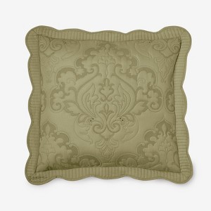 BrylaneHome Amelia Euro Sham - Euro, Sage - 1 of 3